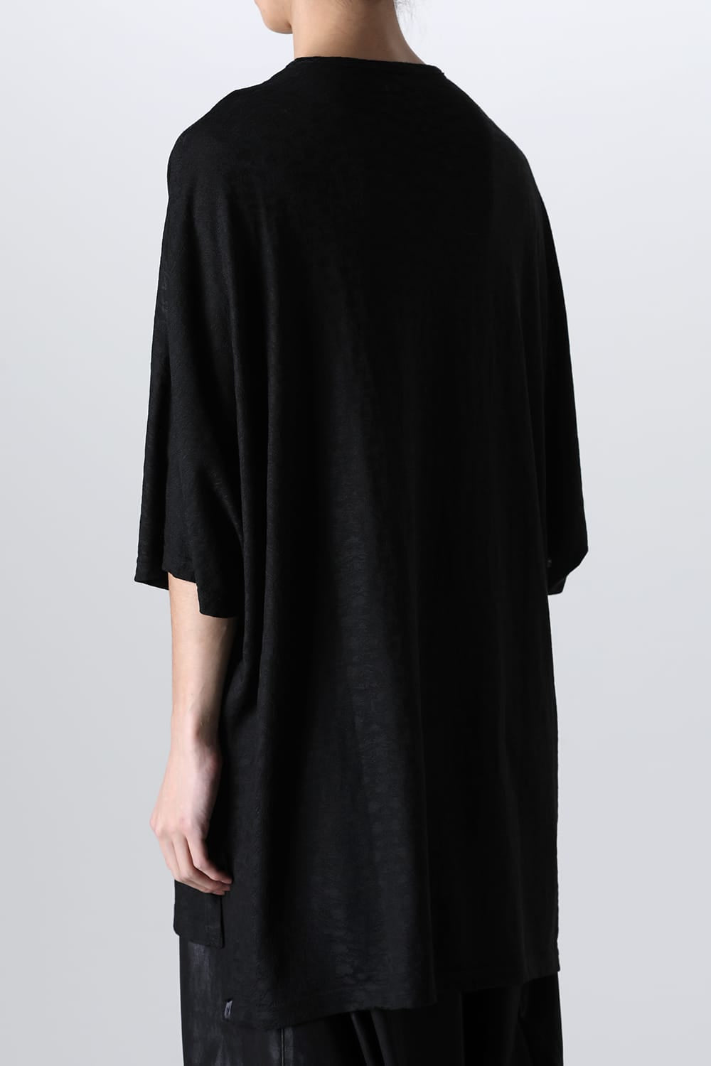 Leopard JQD Jersey Dolman Henry Neck T-Shirt