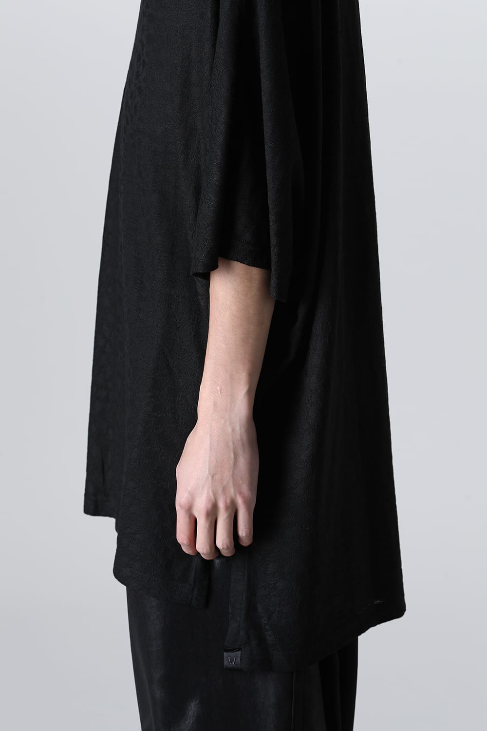 Leopard JQD Jersey Dolman Henry Neck T-Shirt