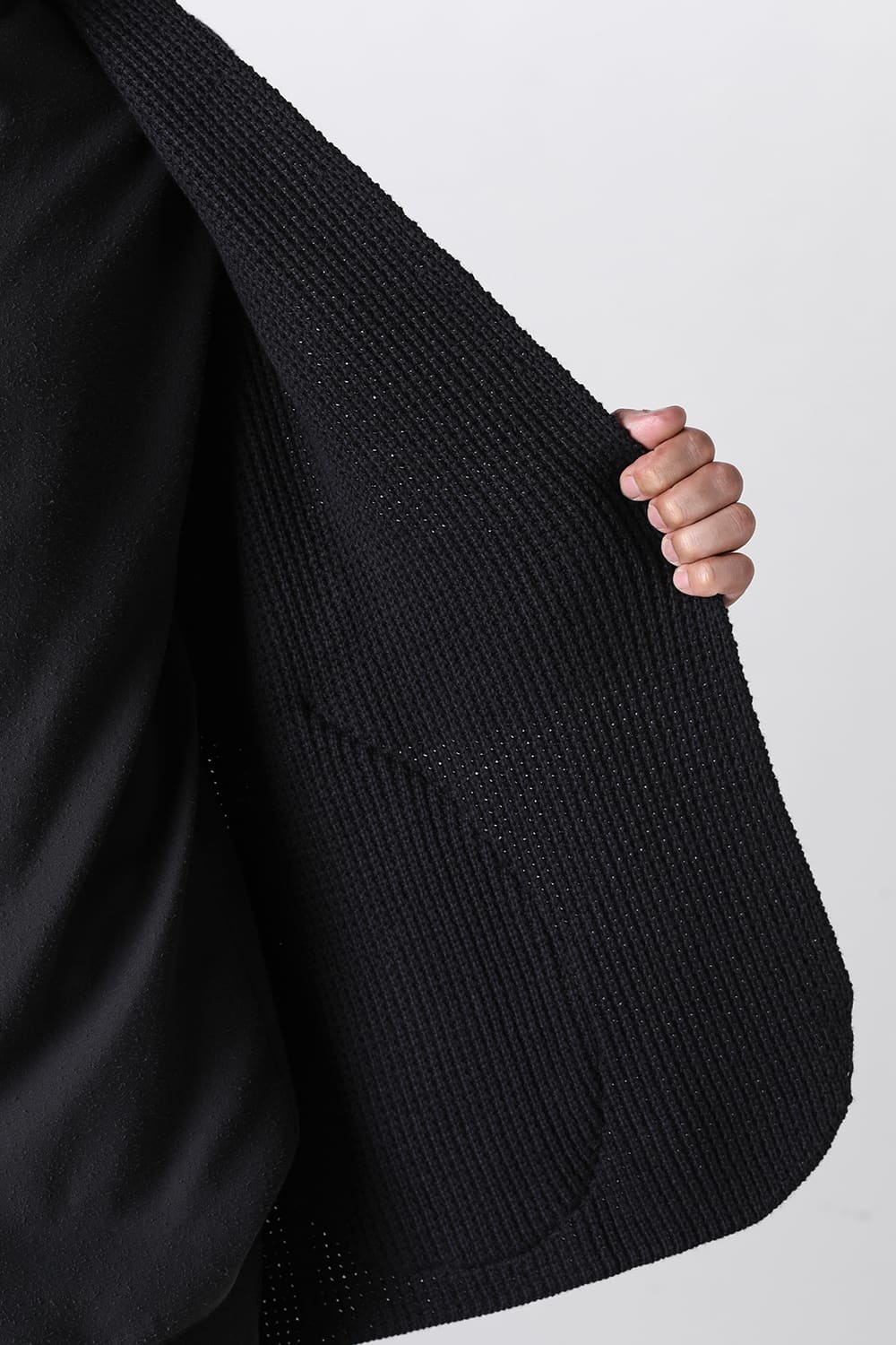 Knit cardigan cotton / cashmere Black
