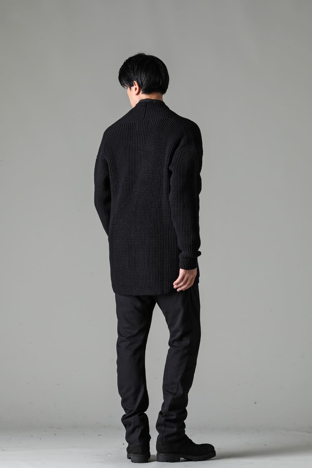 Knit cardigan cotton / cashmere Black