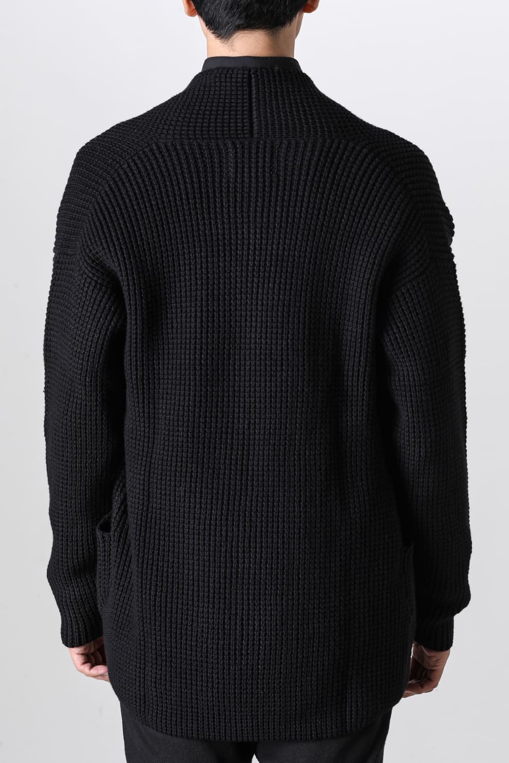 Knit cardigan cotton / cashmere Black