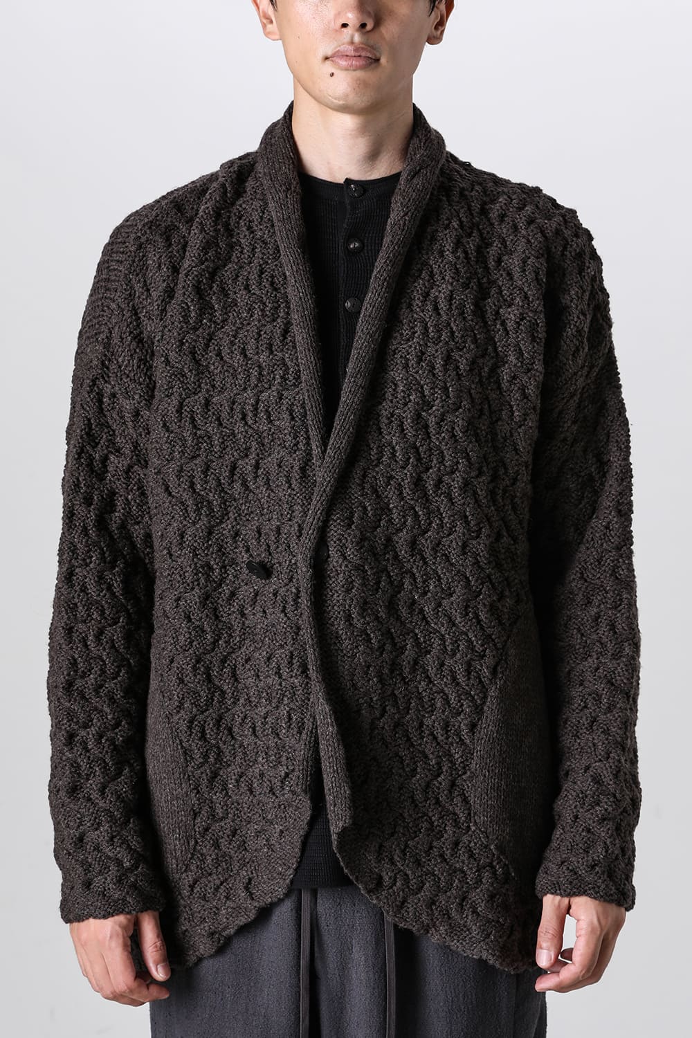 Hand made knit wool Chocolate