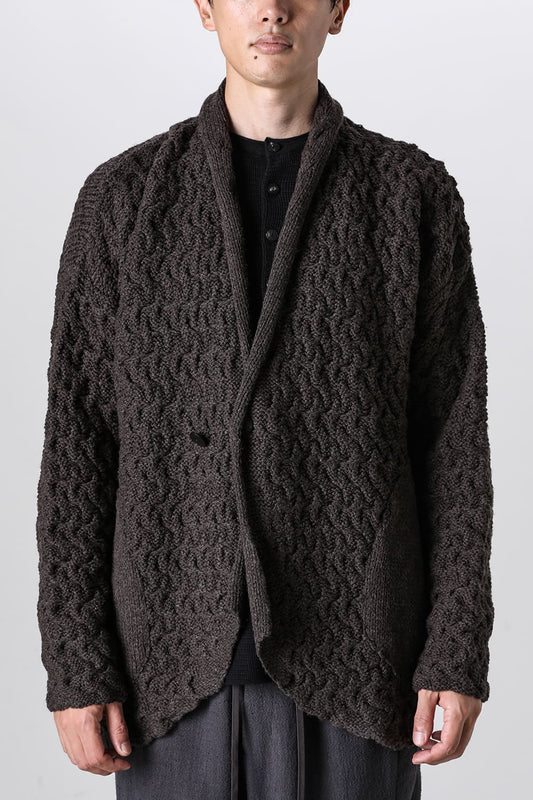 Hand made knit wool Chocolate