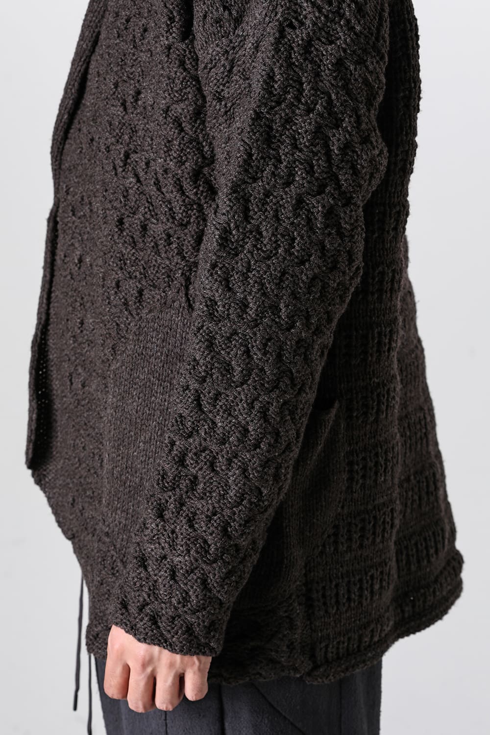 Hand made knit wool Chocolate