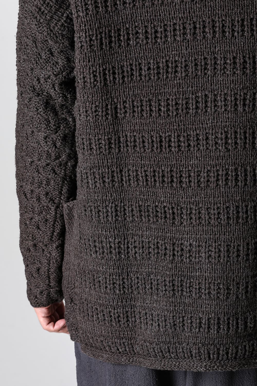 Hand made knit wool Chocolate