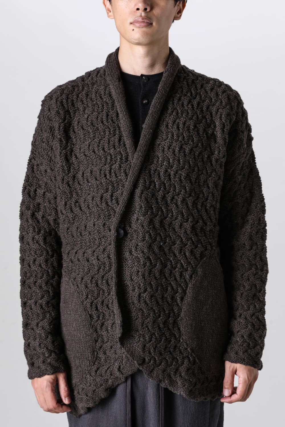 Hand made knit wool Chocolate