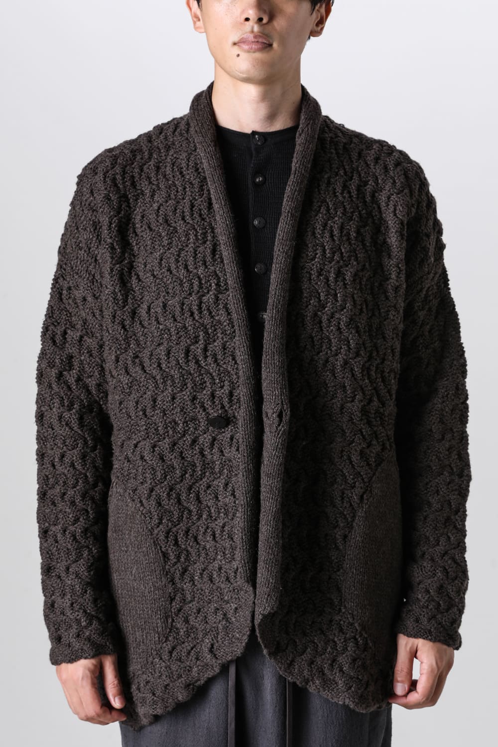 Hand made knit wool Chocolate