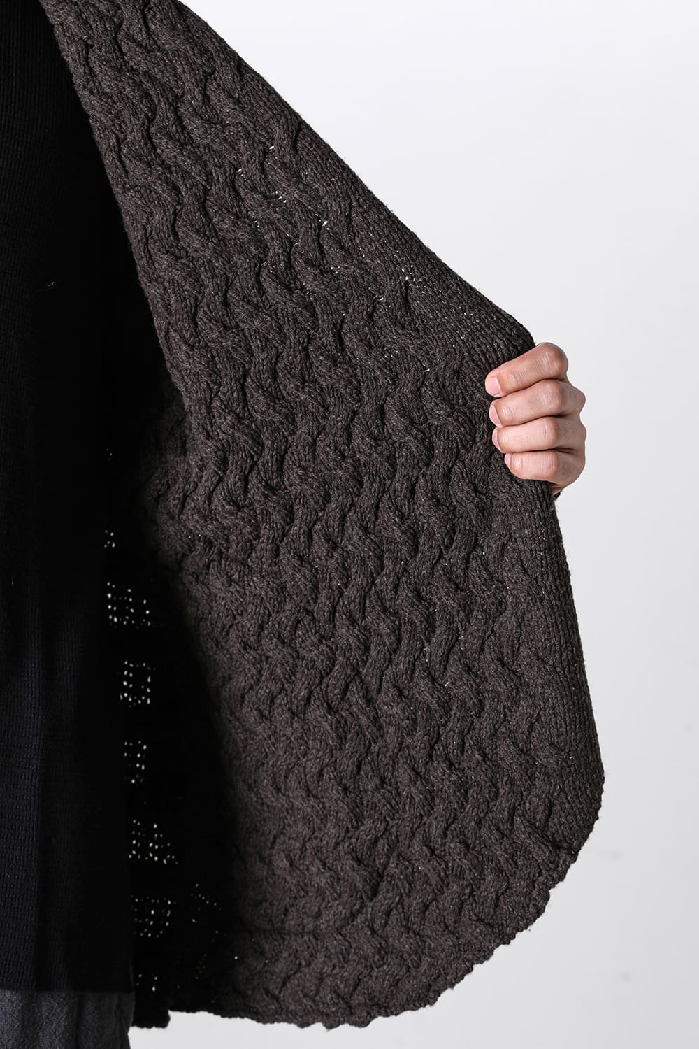 Hand made knit wool Chocolate