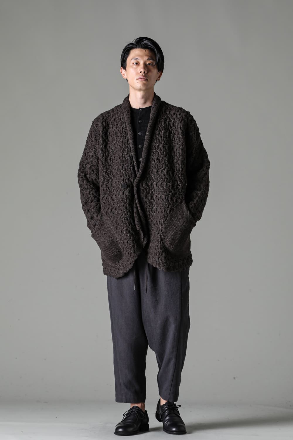 Hand made knit wool Chocolate