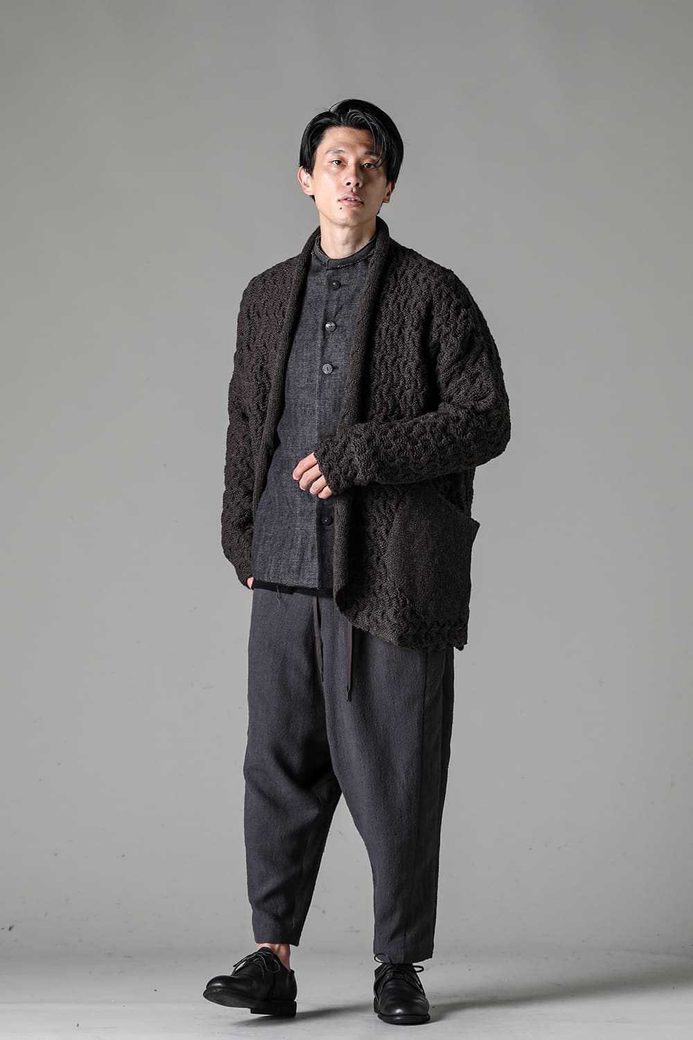 Hand made knit wool Chocolate