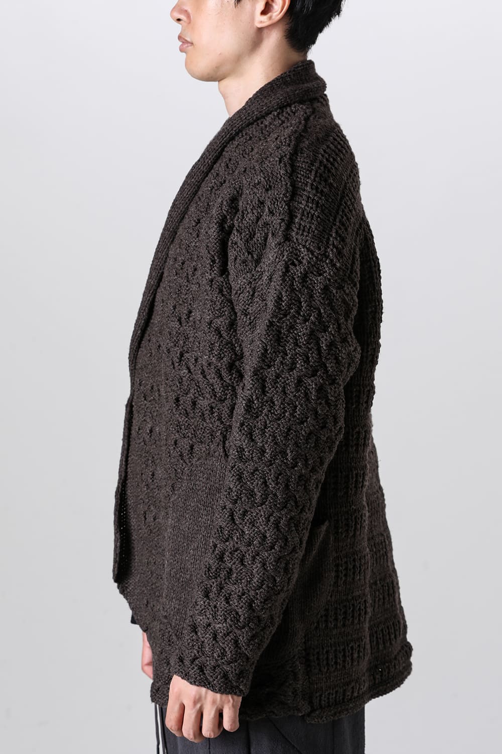 Hand made knit wool Chocolate