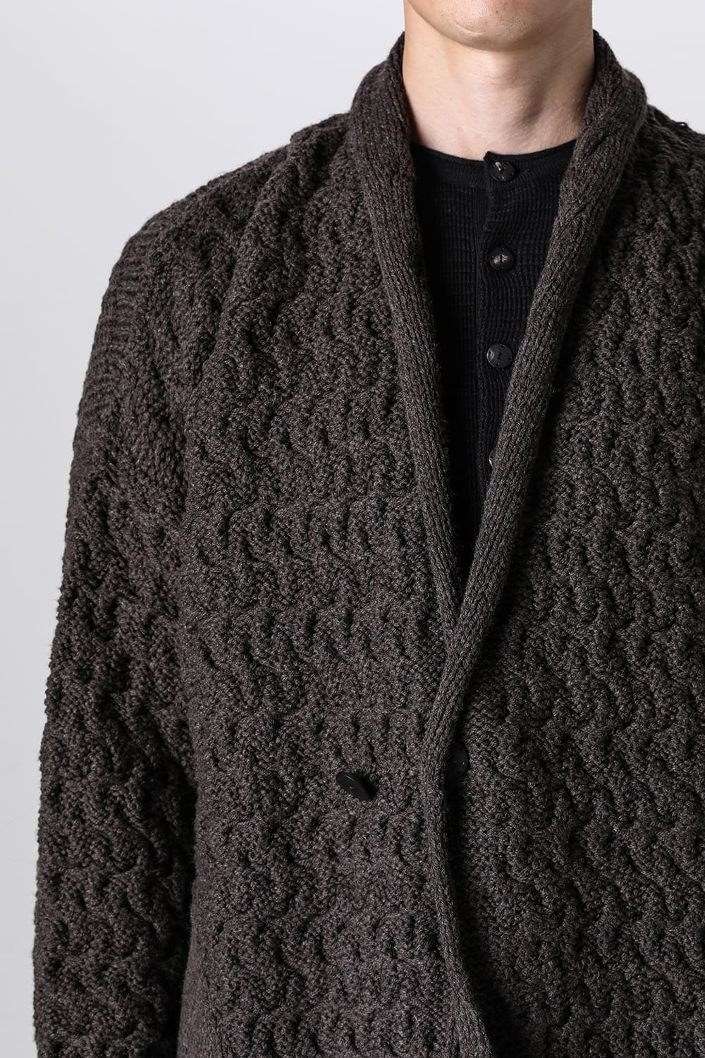 Hand made knit wool Chocolate