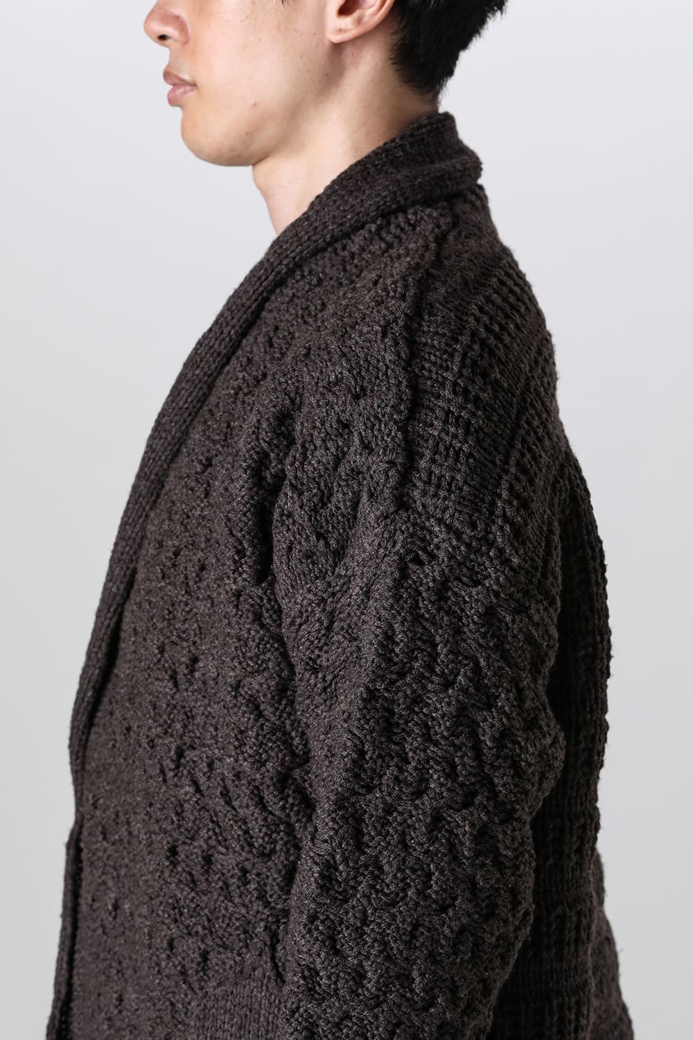 Hand made knit wool Chocolate