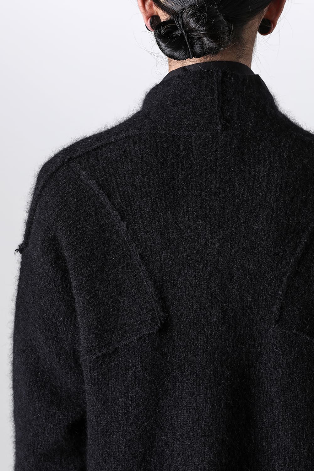 Cardigan knit Mohair