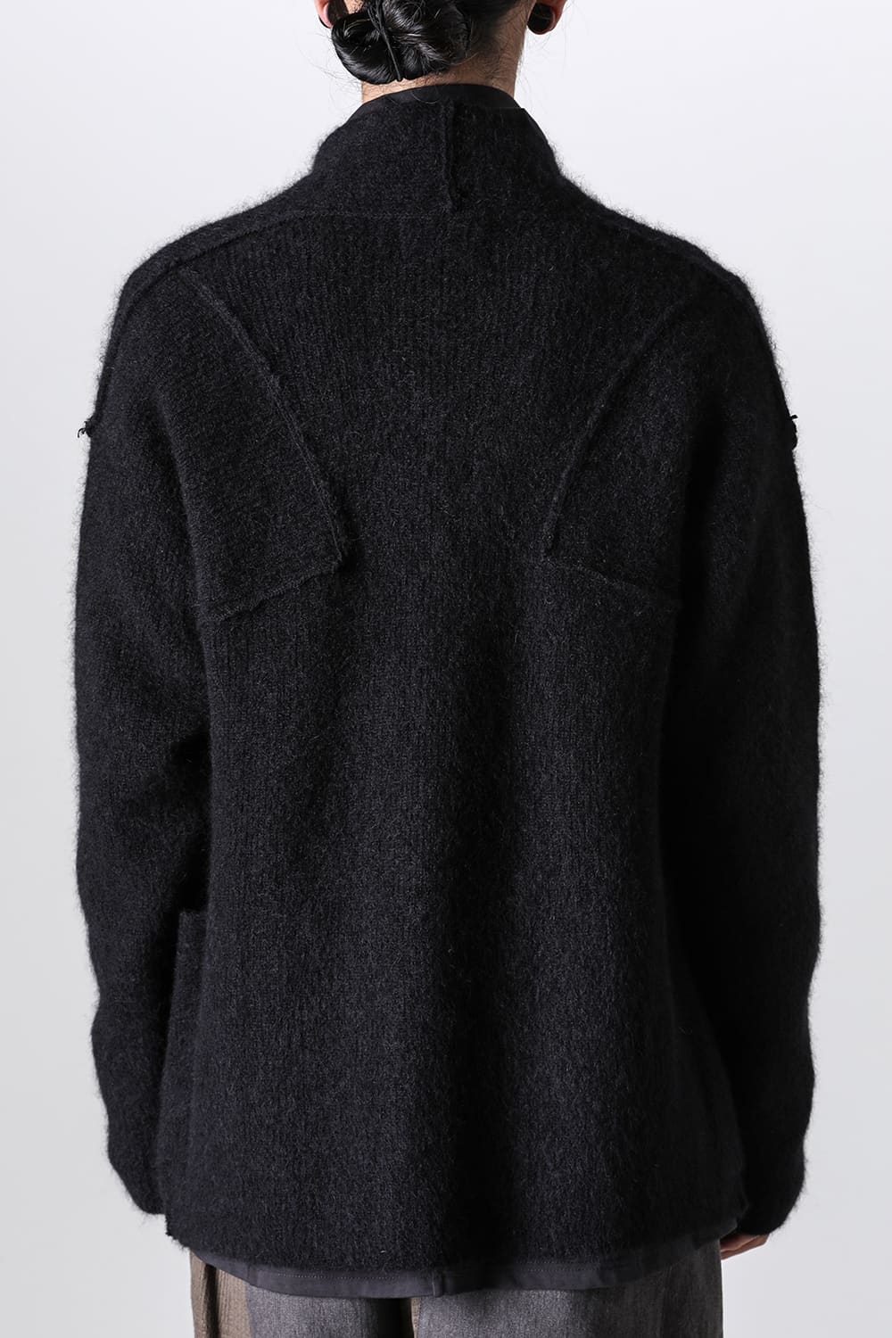 Cardigan knit Mohair