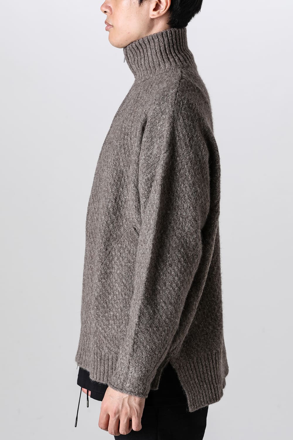 Knit jacket yak wool