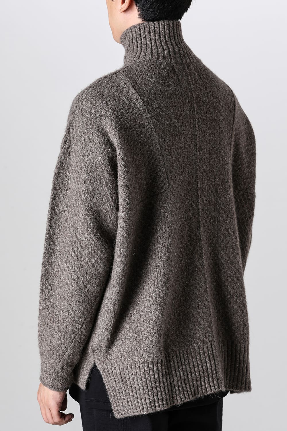 Knit jacket yak wool