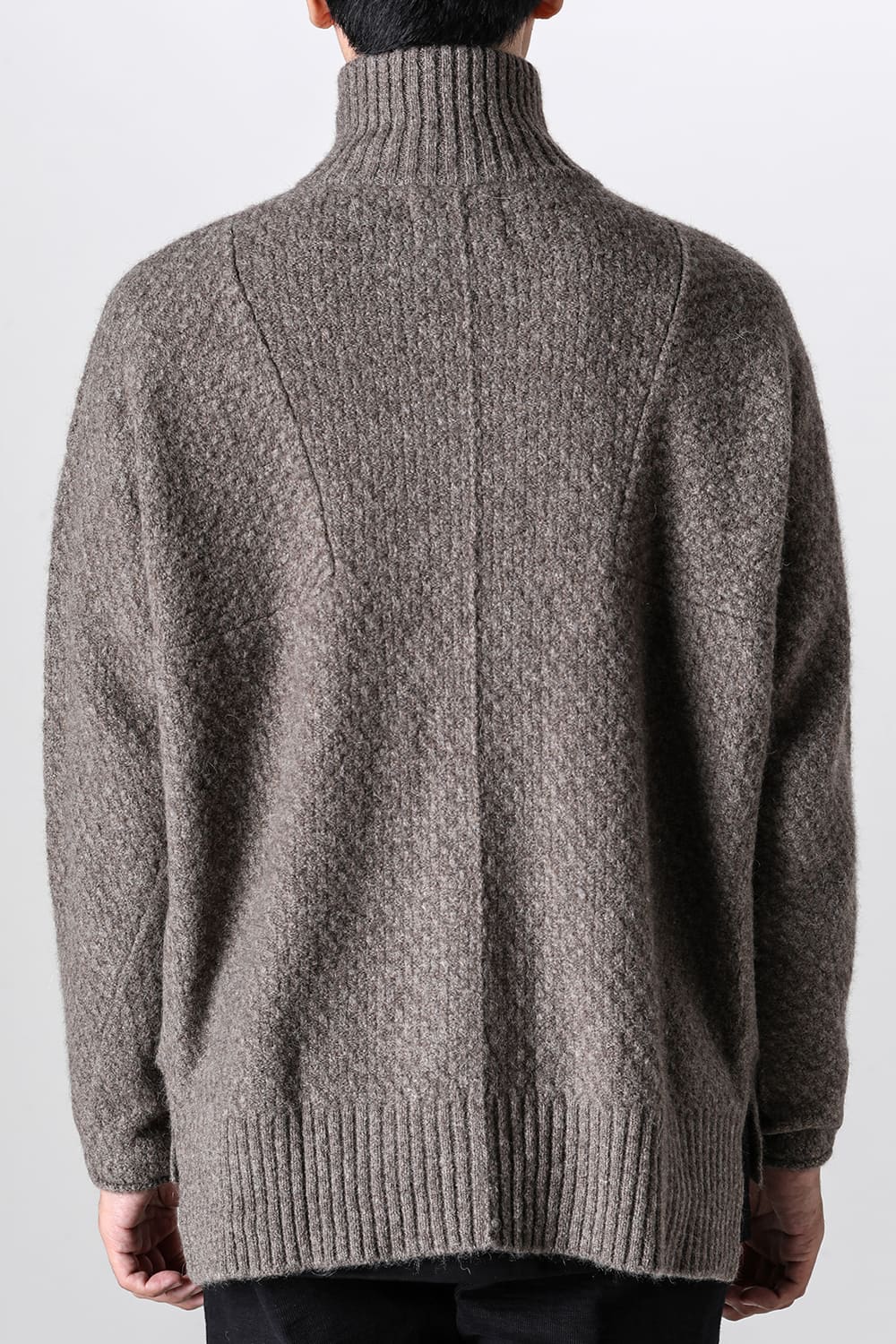 Knit jacket yak wool