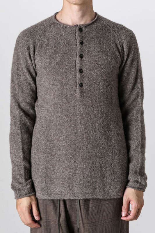 Knit long sleeve yak wool
