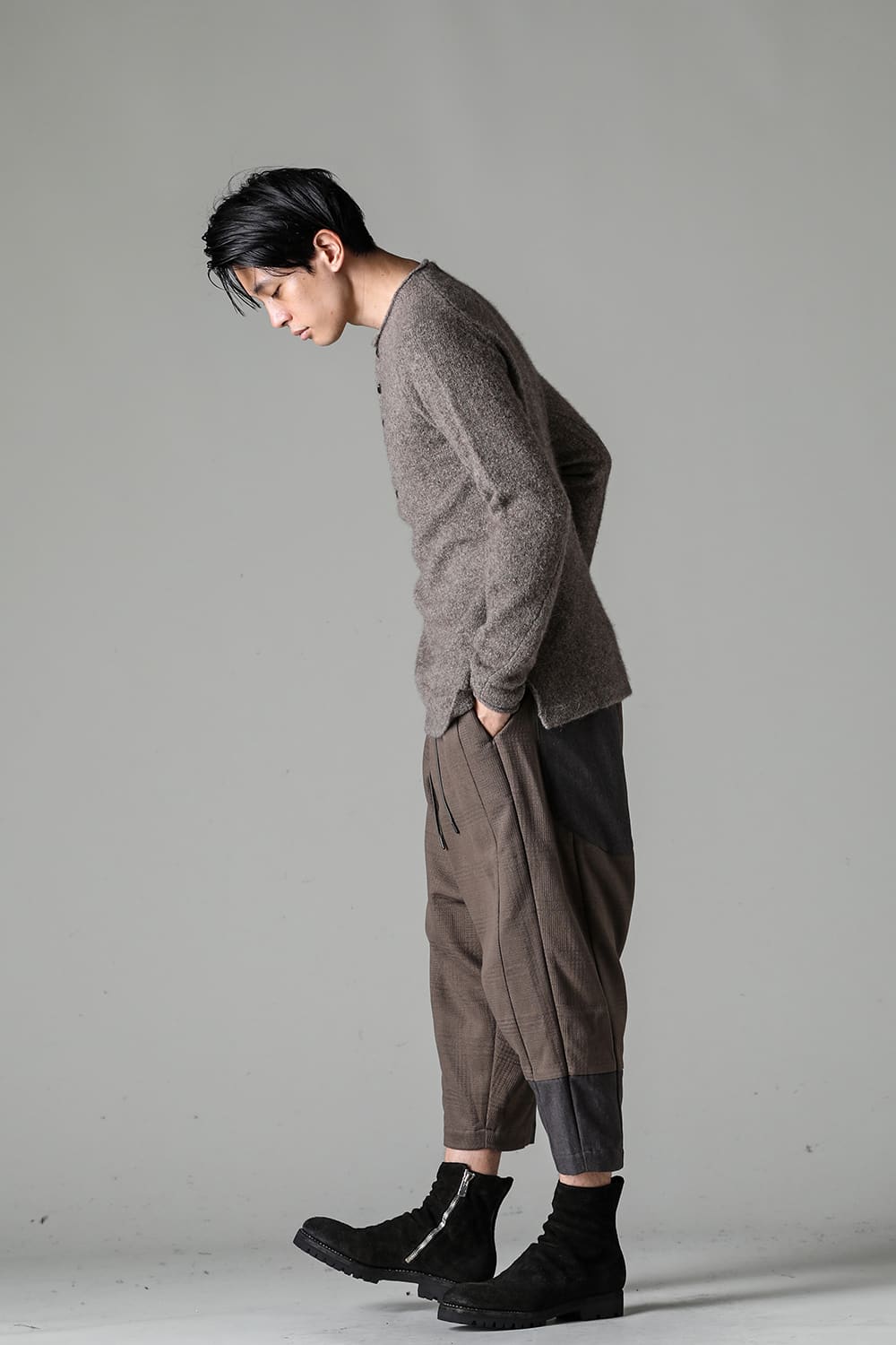 Knit long sleeve yak wool