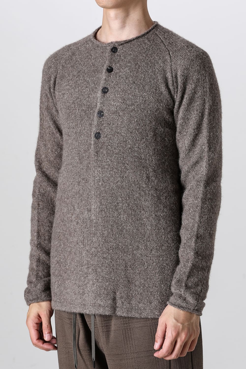 Knit long sleeve yak wool