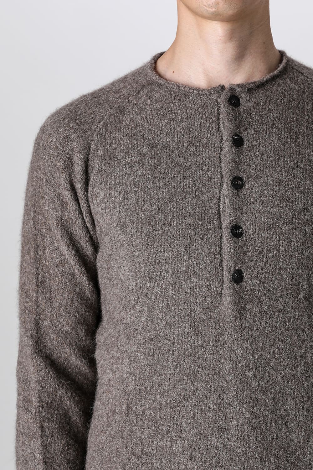 Knit long sleeve yak wool