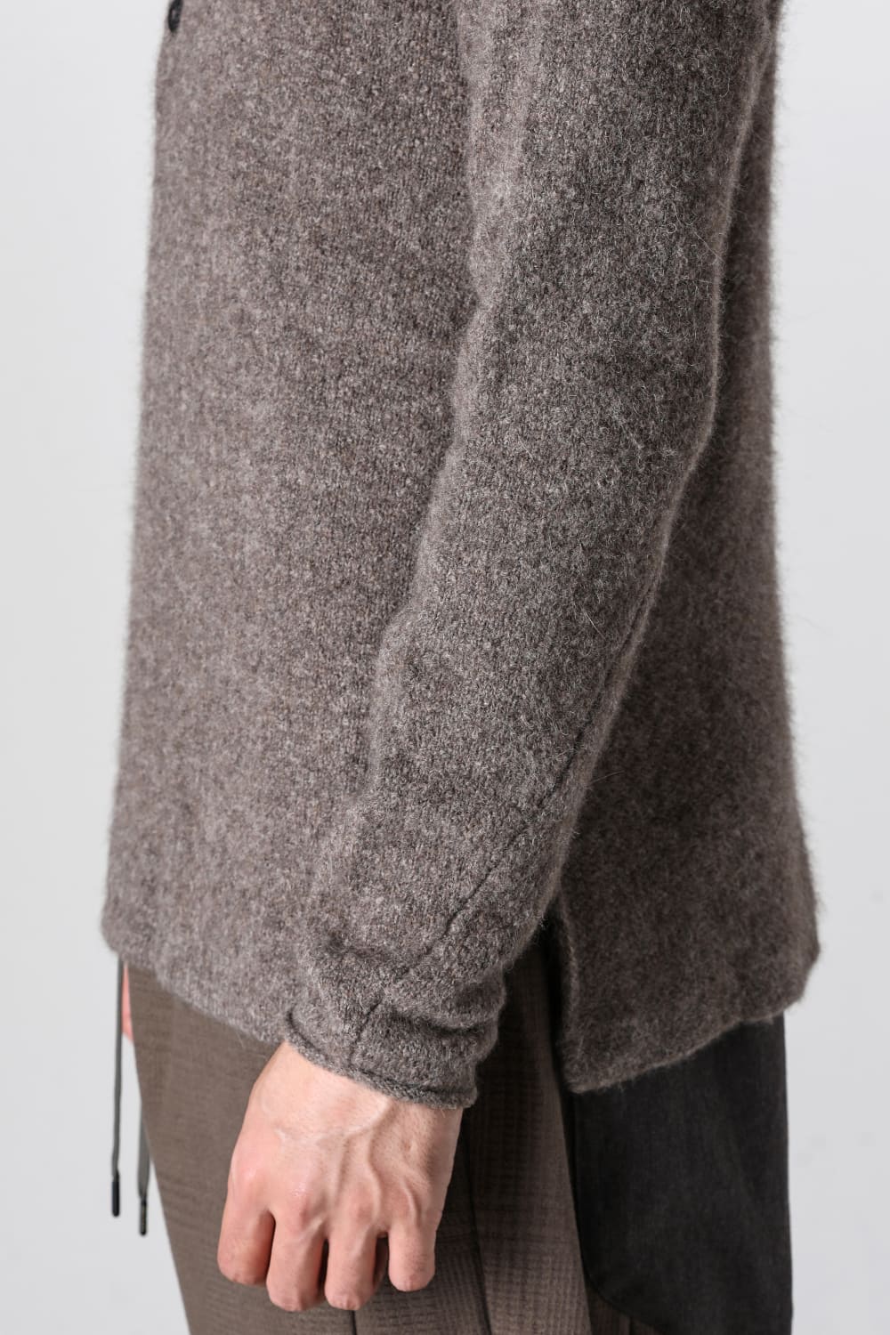 Knit long sleeve yak wool