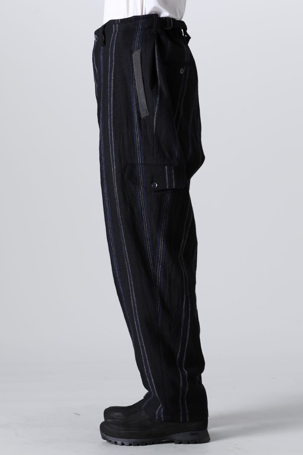 Zigzag Stitch Straight Pants