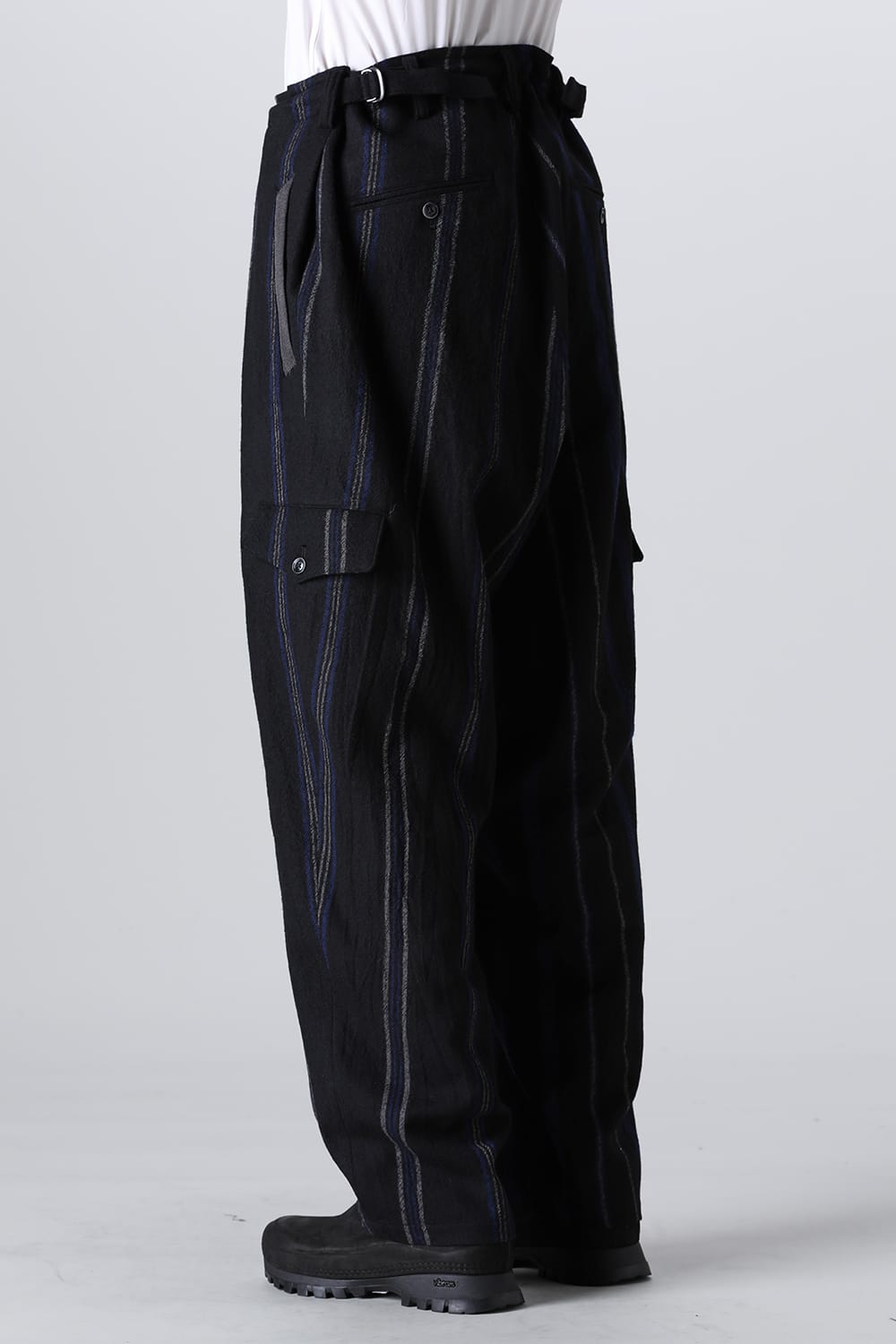 Zigzag Stitch Straight Pants