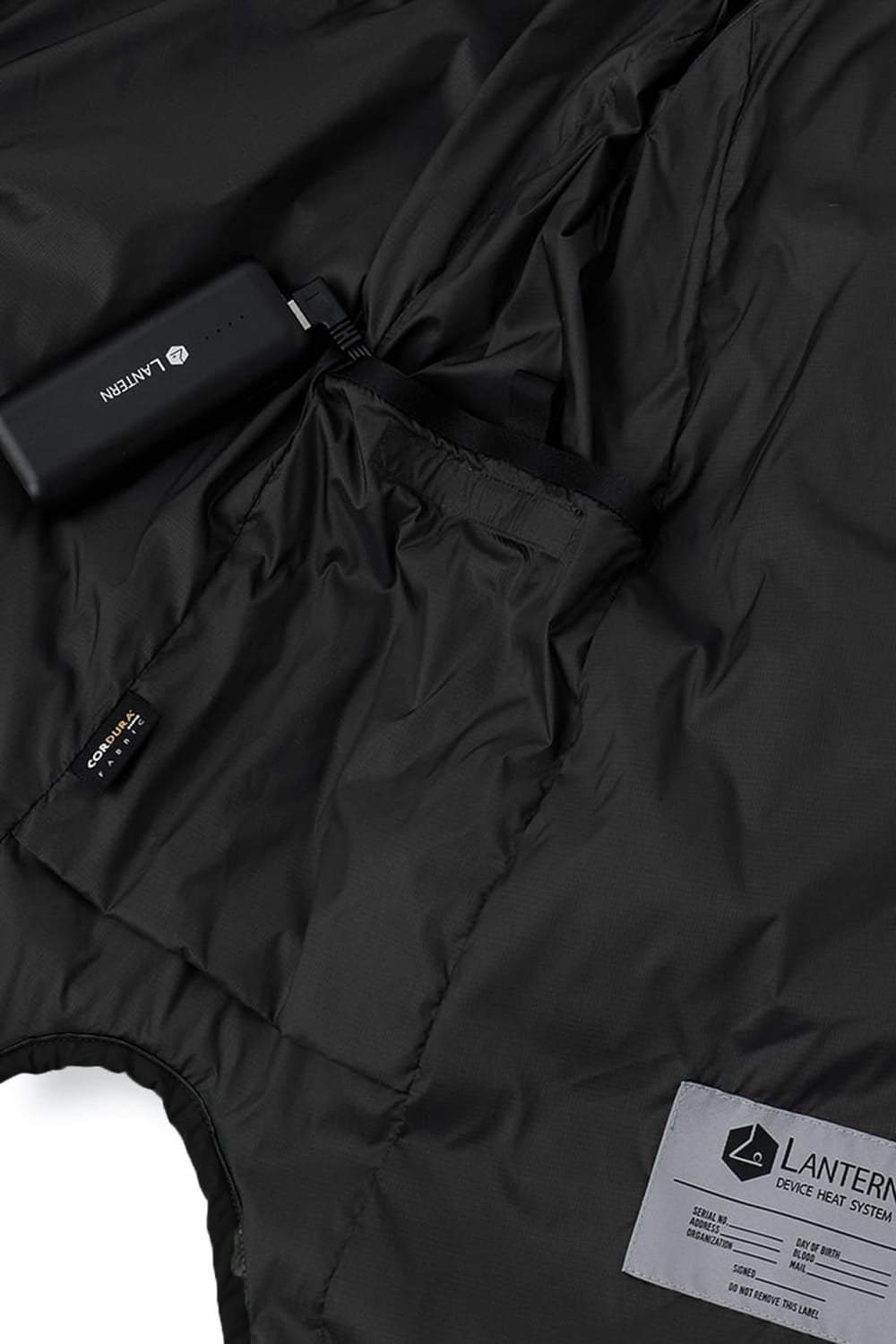 Heating Inner Quilt Blouson Black