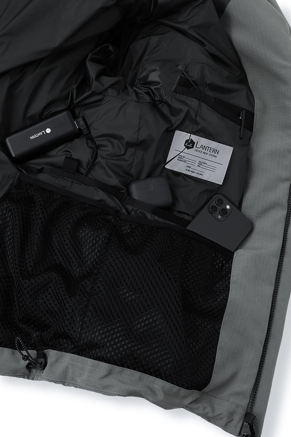 Heating Hooded Blouson Foliage