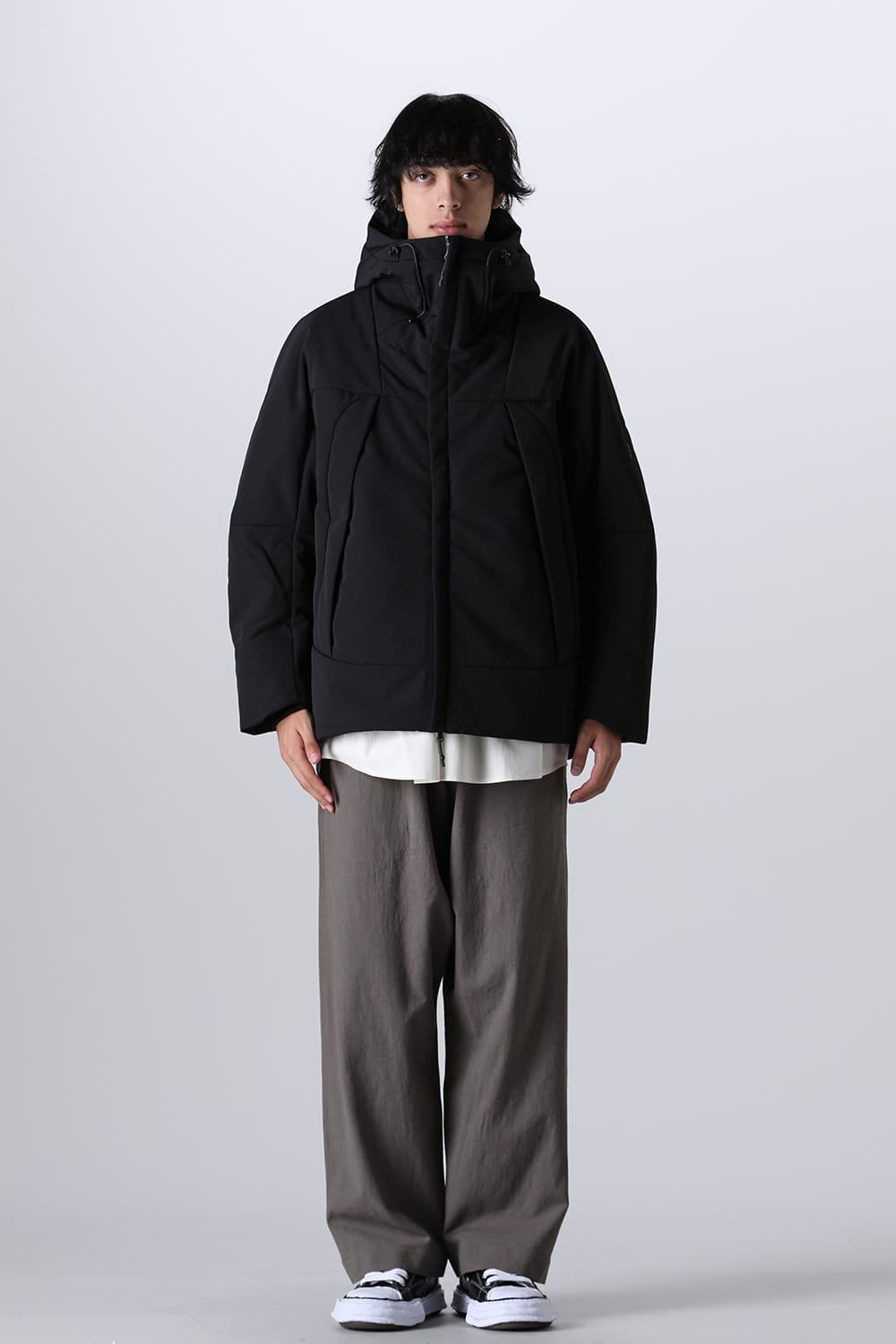 Heating Hooded Blouson Black