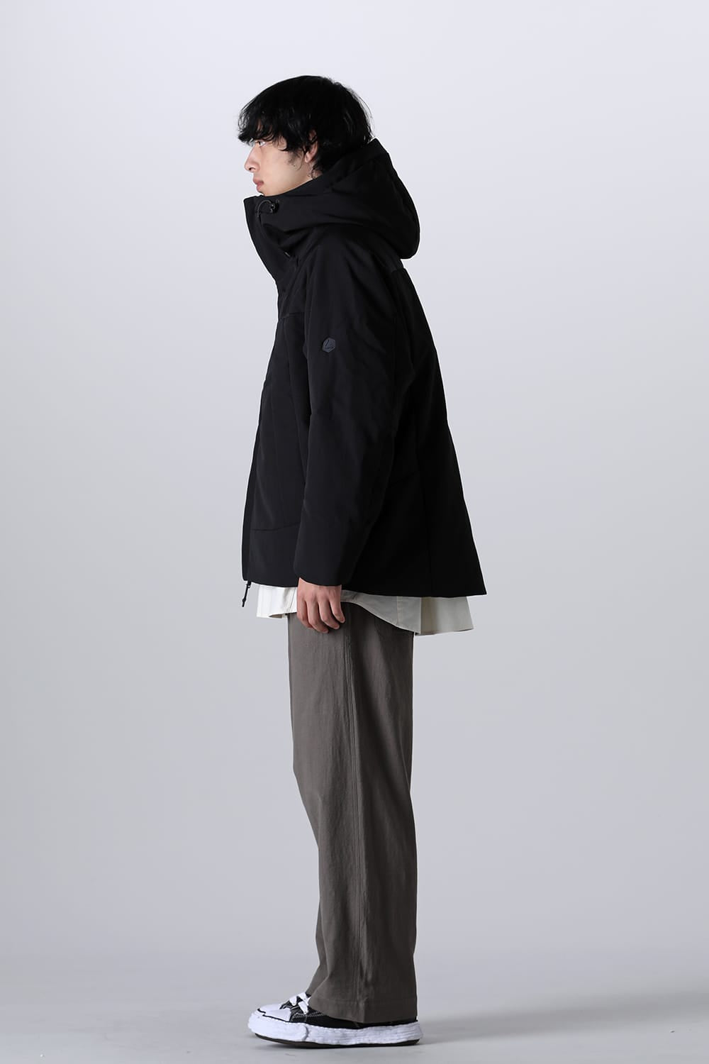 Heating Hooded Blouson Black