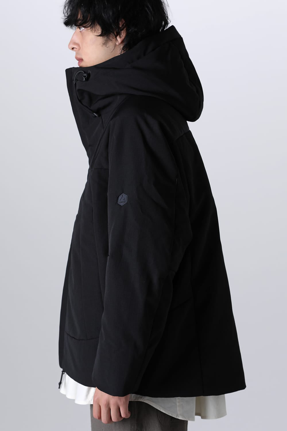 Heating Hooded Blouson Black