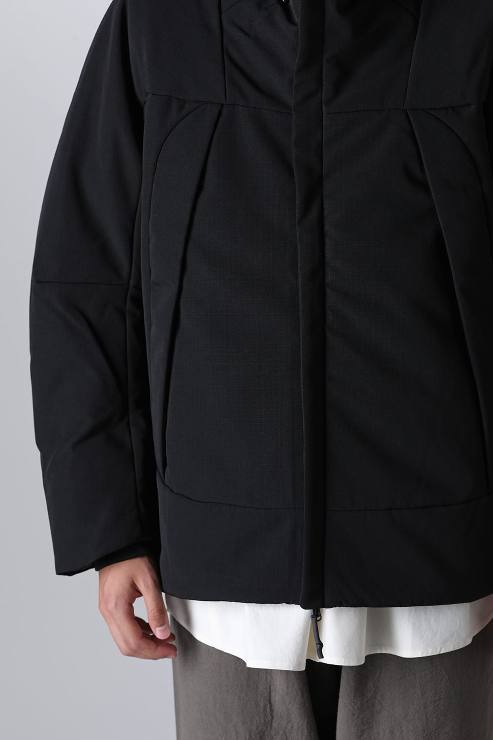 Heating Hooded Blouson Black