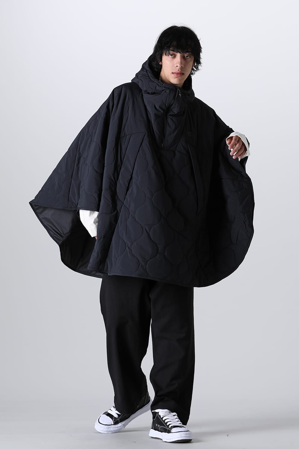 Heating Poncho Black