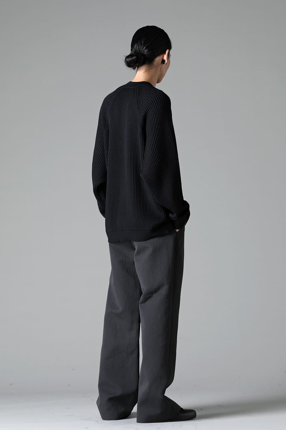 KNITTED CREWNECK Black