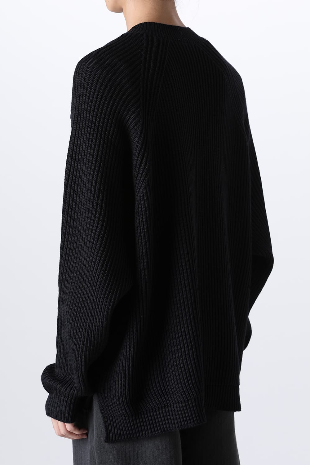 KNITTED CREWNECK Black