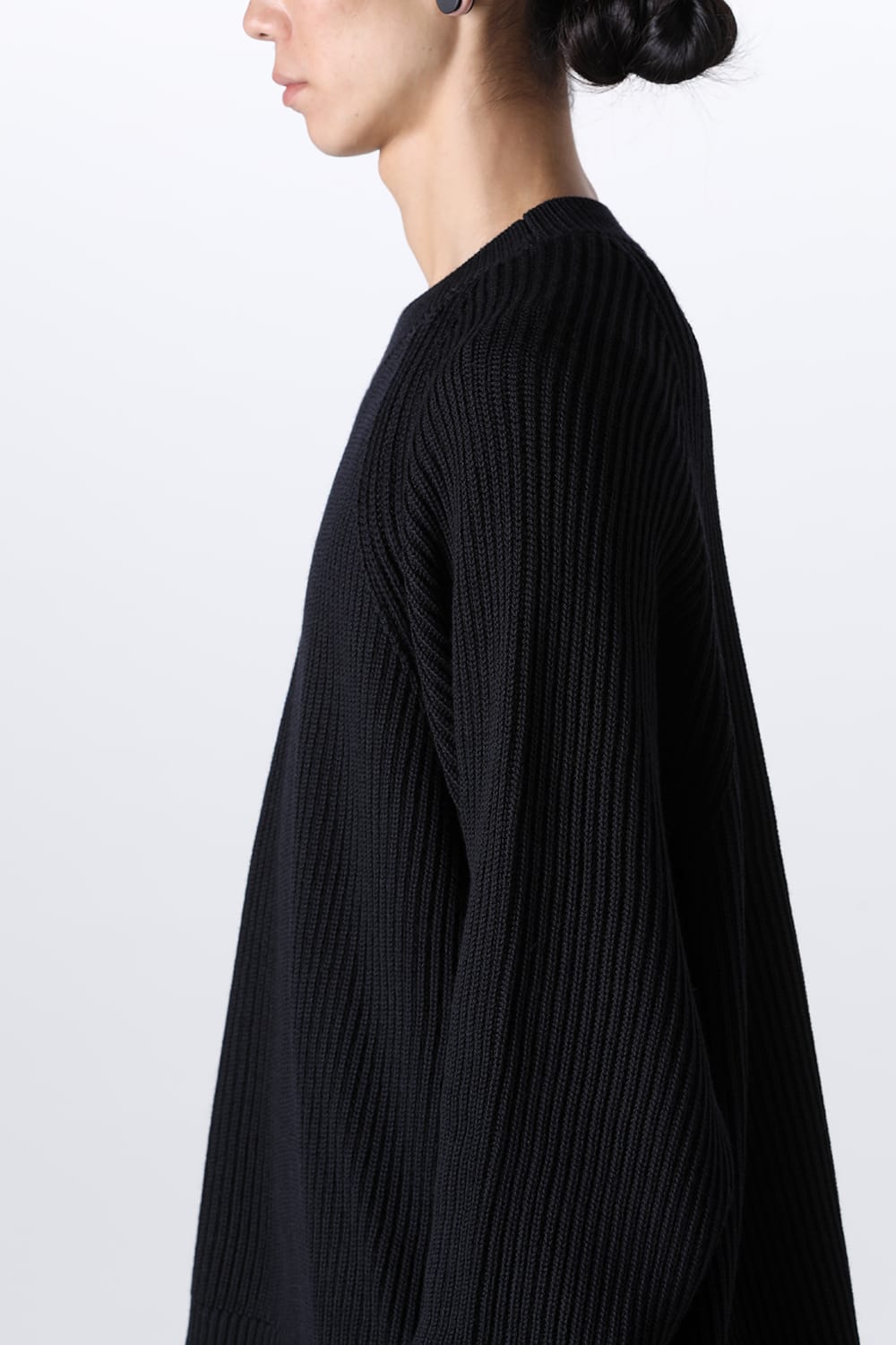 KNITTED CREWNECK Black