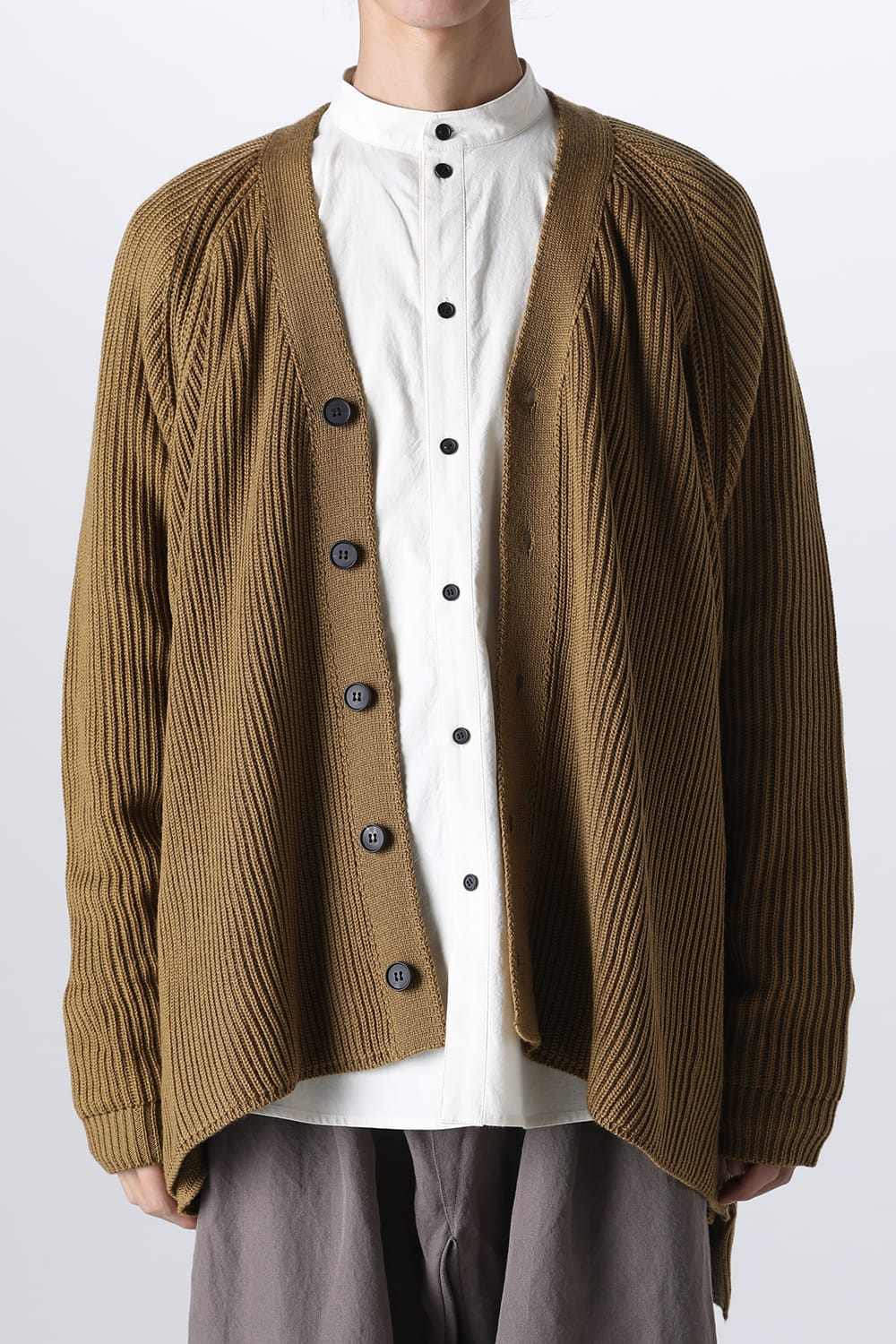 KNITTED CARDIGAN Moss Green