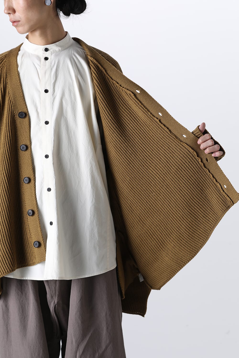 KNITTED CARDIGAN Moss Green