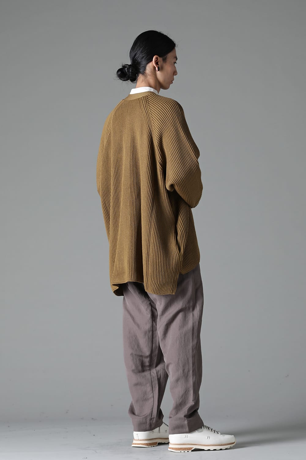 KNITTED CARDIGAN Moss Green