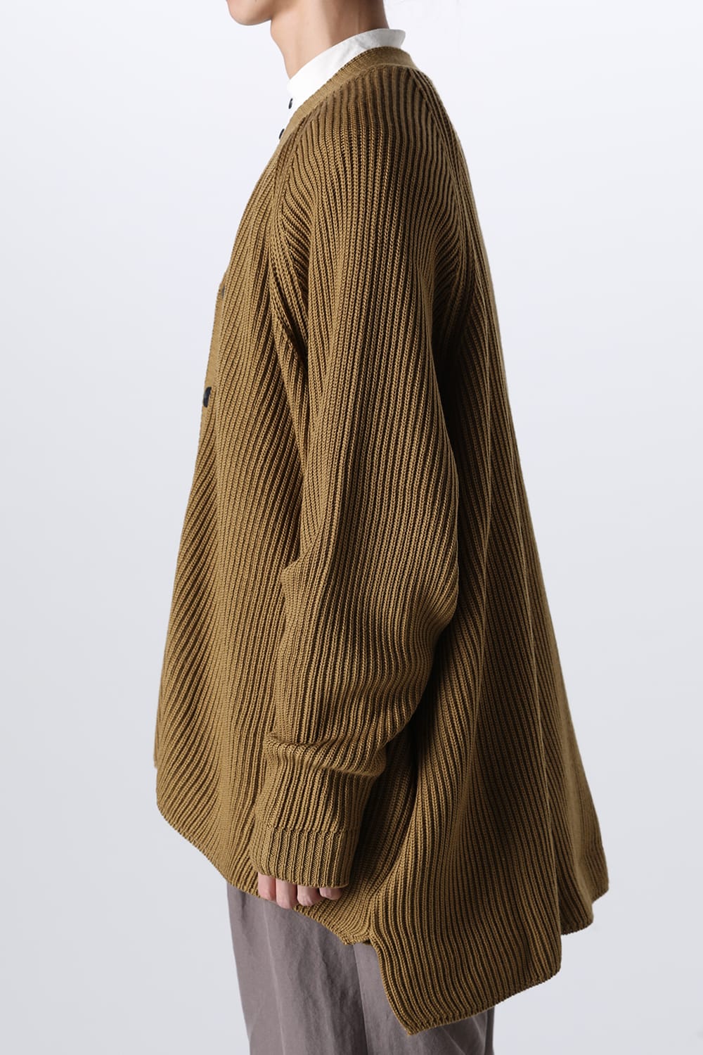 KNITTED CARDIGAN Moss Green