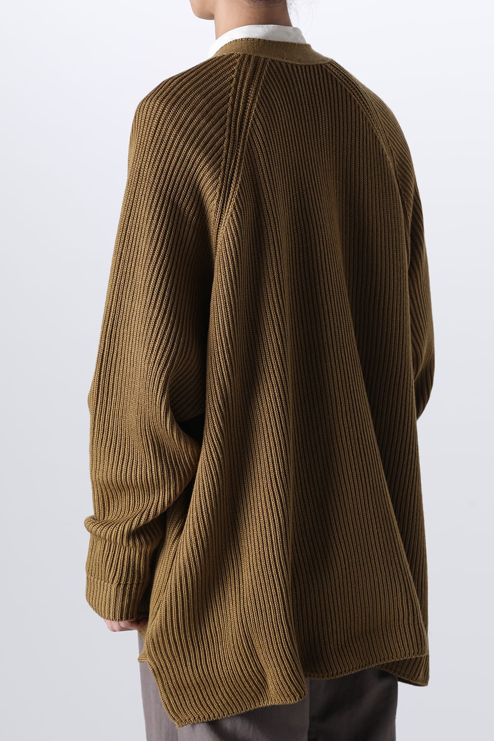 KNITTED CARDIGAN Moss Green