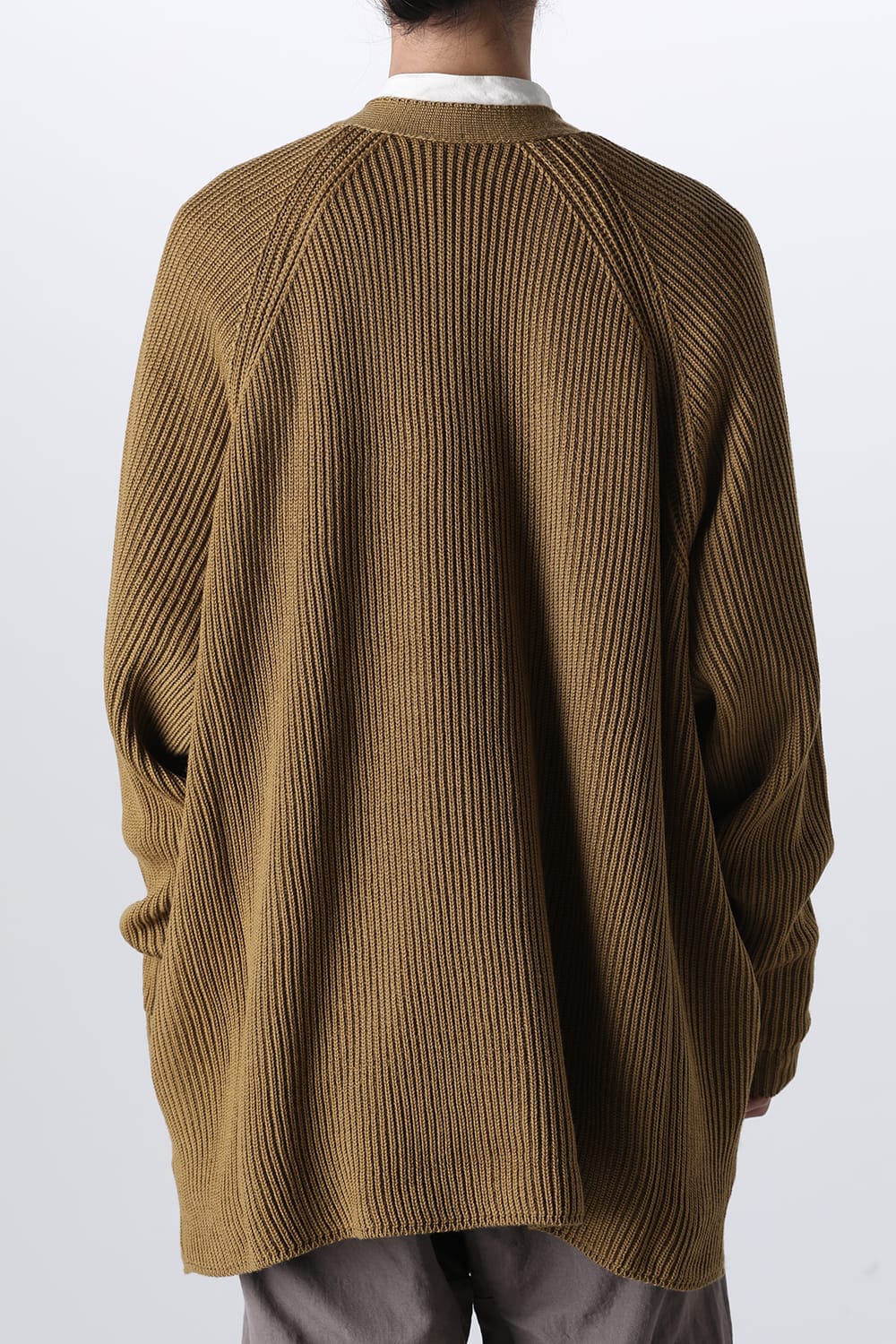 KNITTED CARDIGAN Moss Green