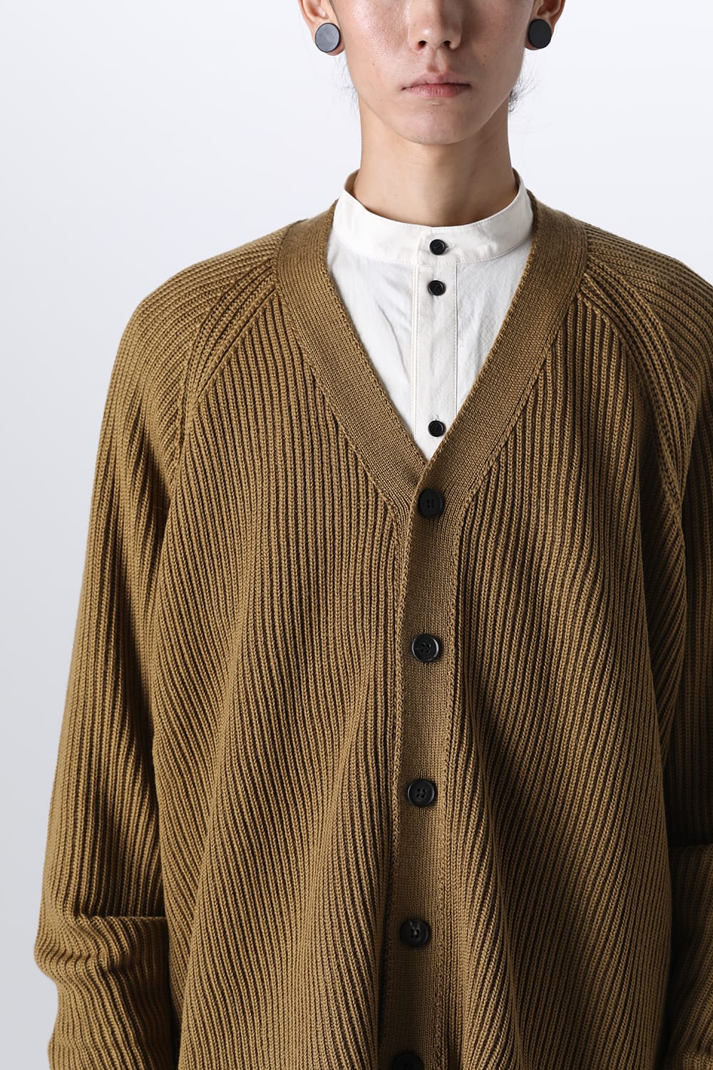 KNITTED CARDIGAN Moss Green