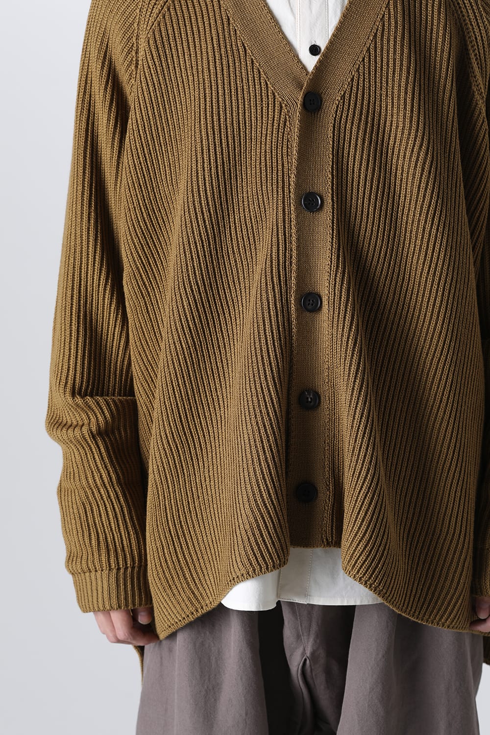 KNITTED CARDIGAN Moss Green