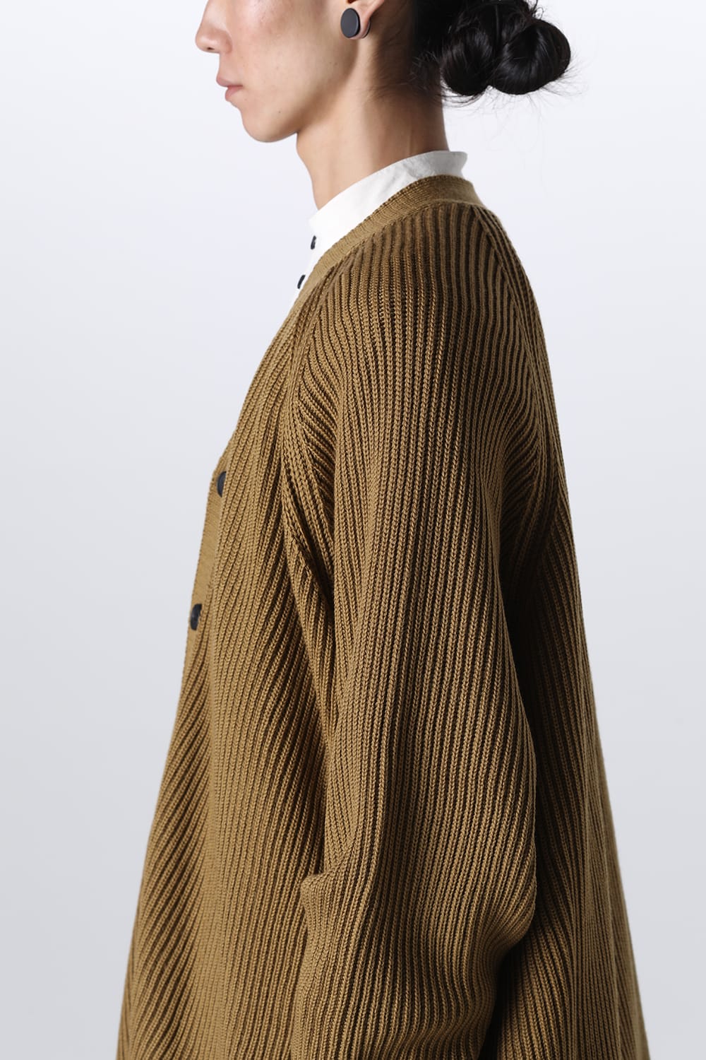 KNITTED CARDIGAN Moss Green