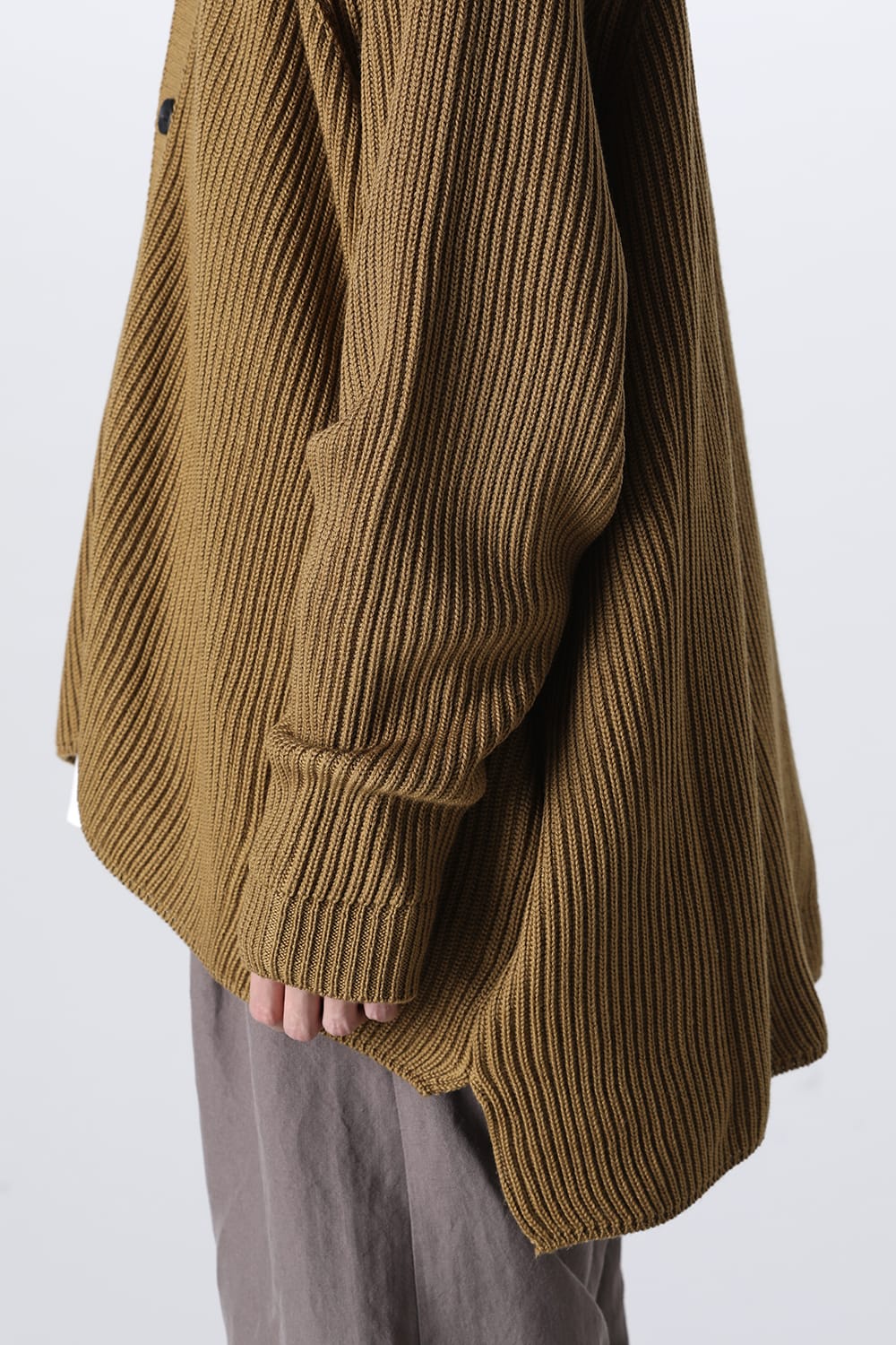 KNITTED CARDIGAN Moss Green