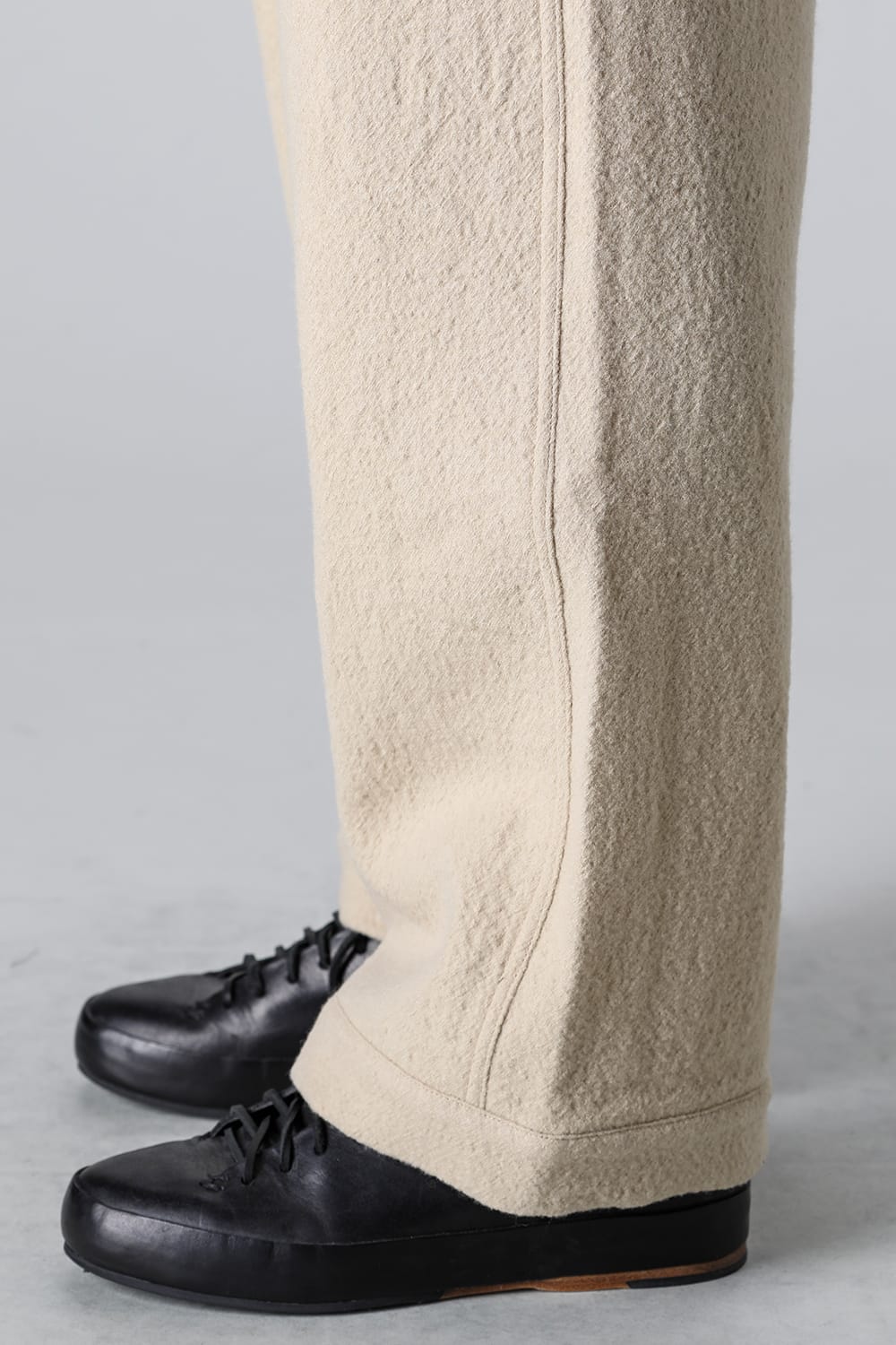 JOGGING TROUSERS Teddy Wool Twill Beige